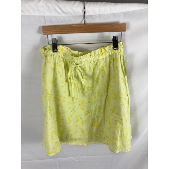 4/$25 Abound Yellow Moxie Floral Mini Skirt Size small - Picture 2 of 4